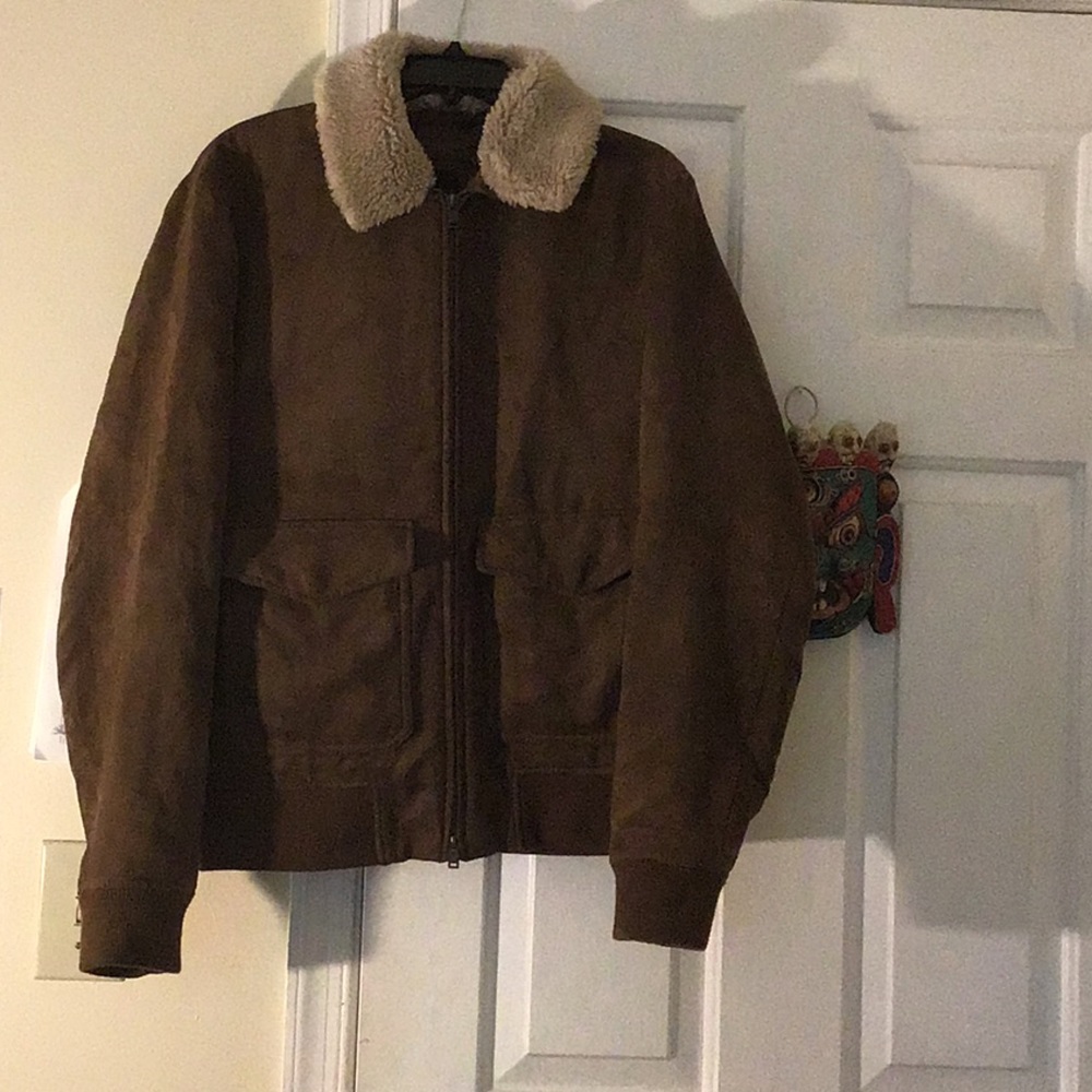 Uniqlo Faux Suede Bomber